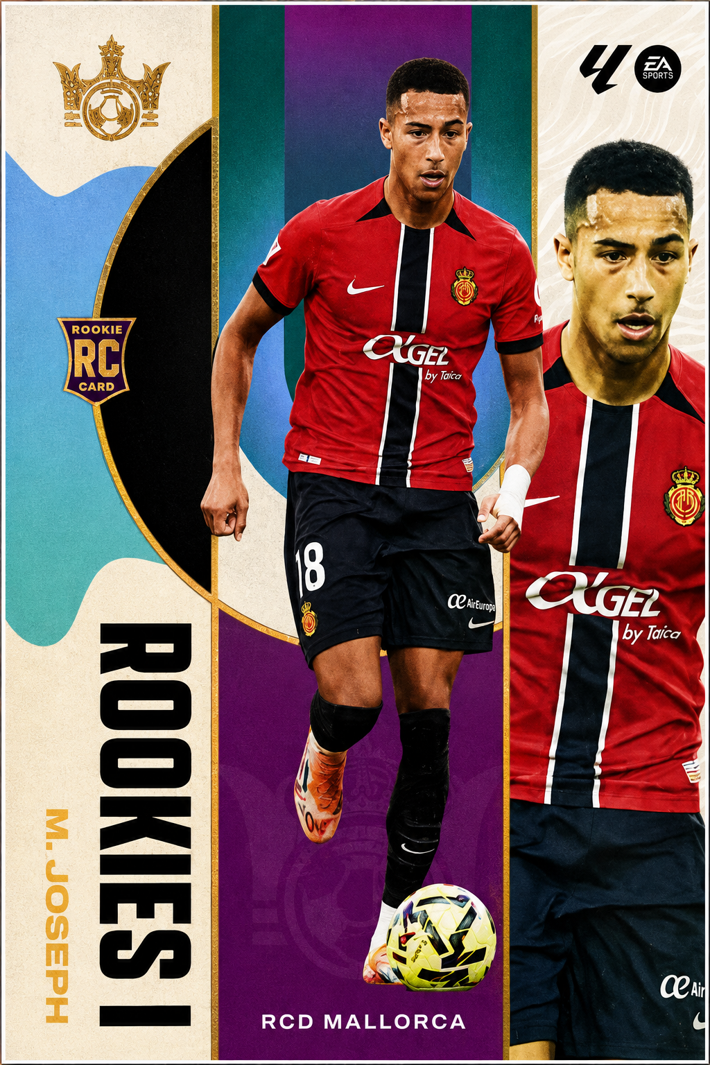 Card EA FC Mateo Joseph – RCD Mallorca – Rookies