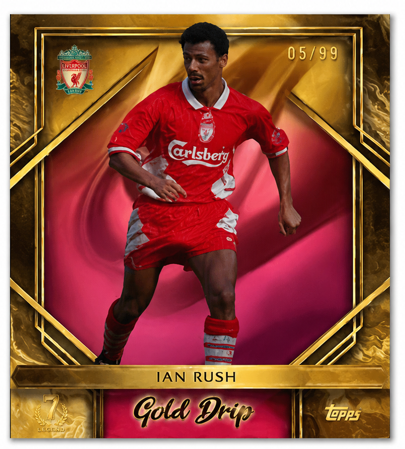 Ian Rush – Topps Gold Drip 05/99