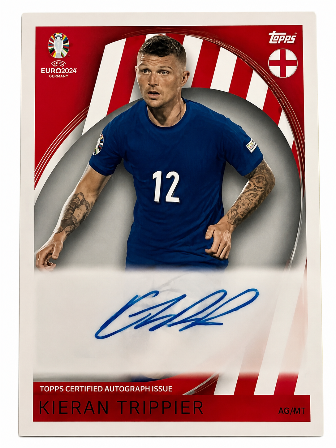 Kieran Trippier – Topps UEFA EURO 2024 Certified Autograph