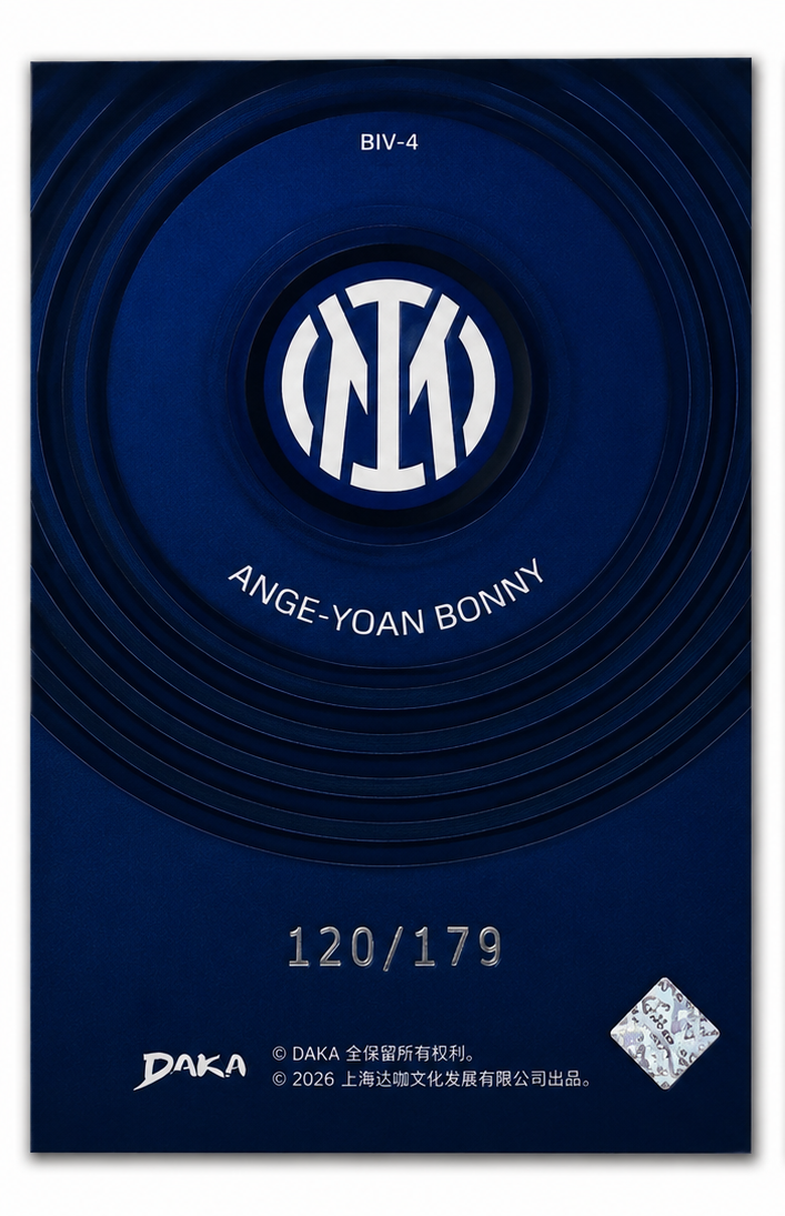 Ange-Yoan Bonny – DAKA Inter Limited Edition 120/179