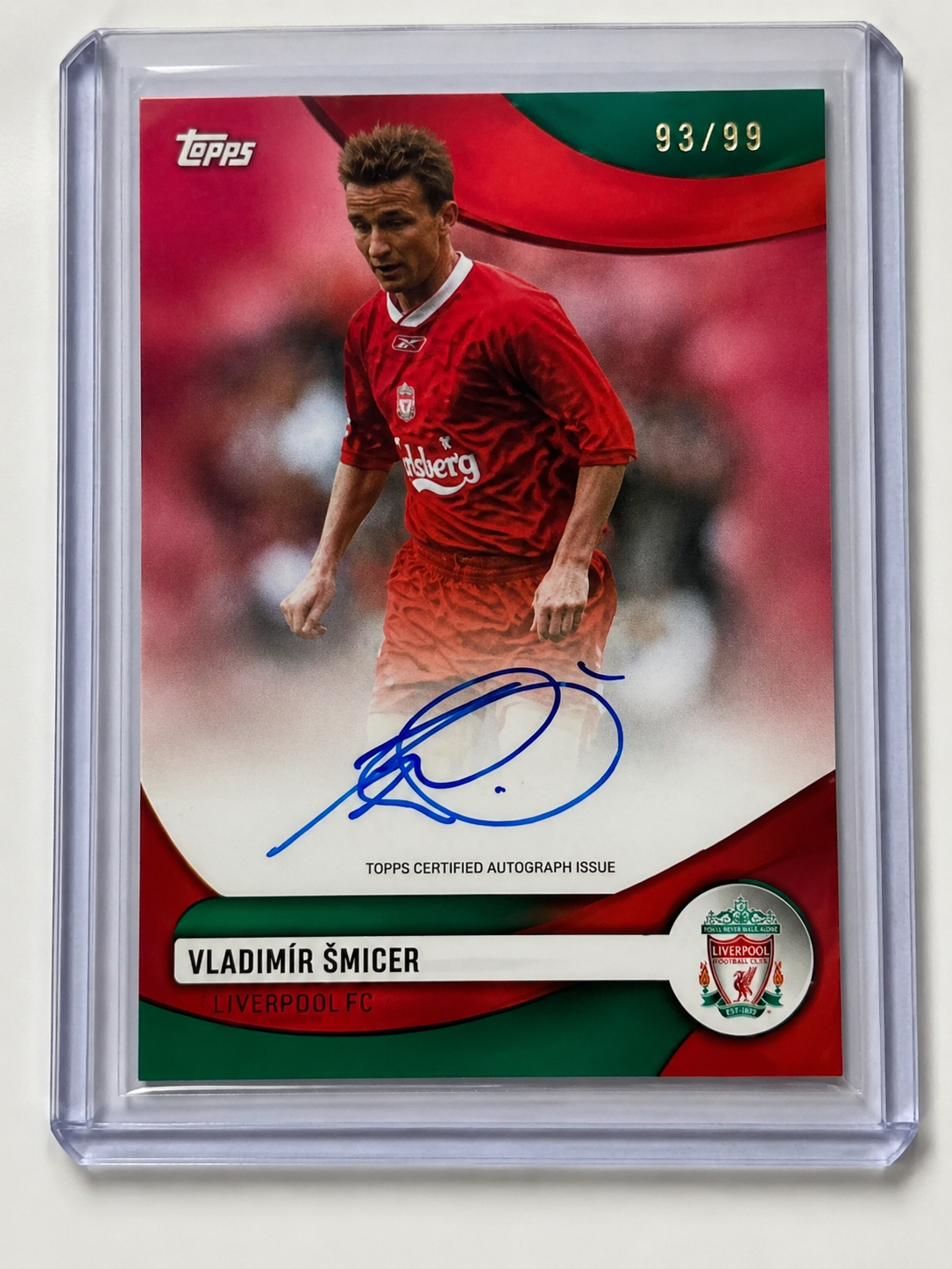 Vladimir Smicer – Topps Certified Autograph 93/99 Liverpool