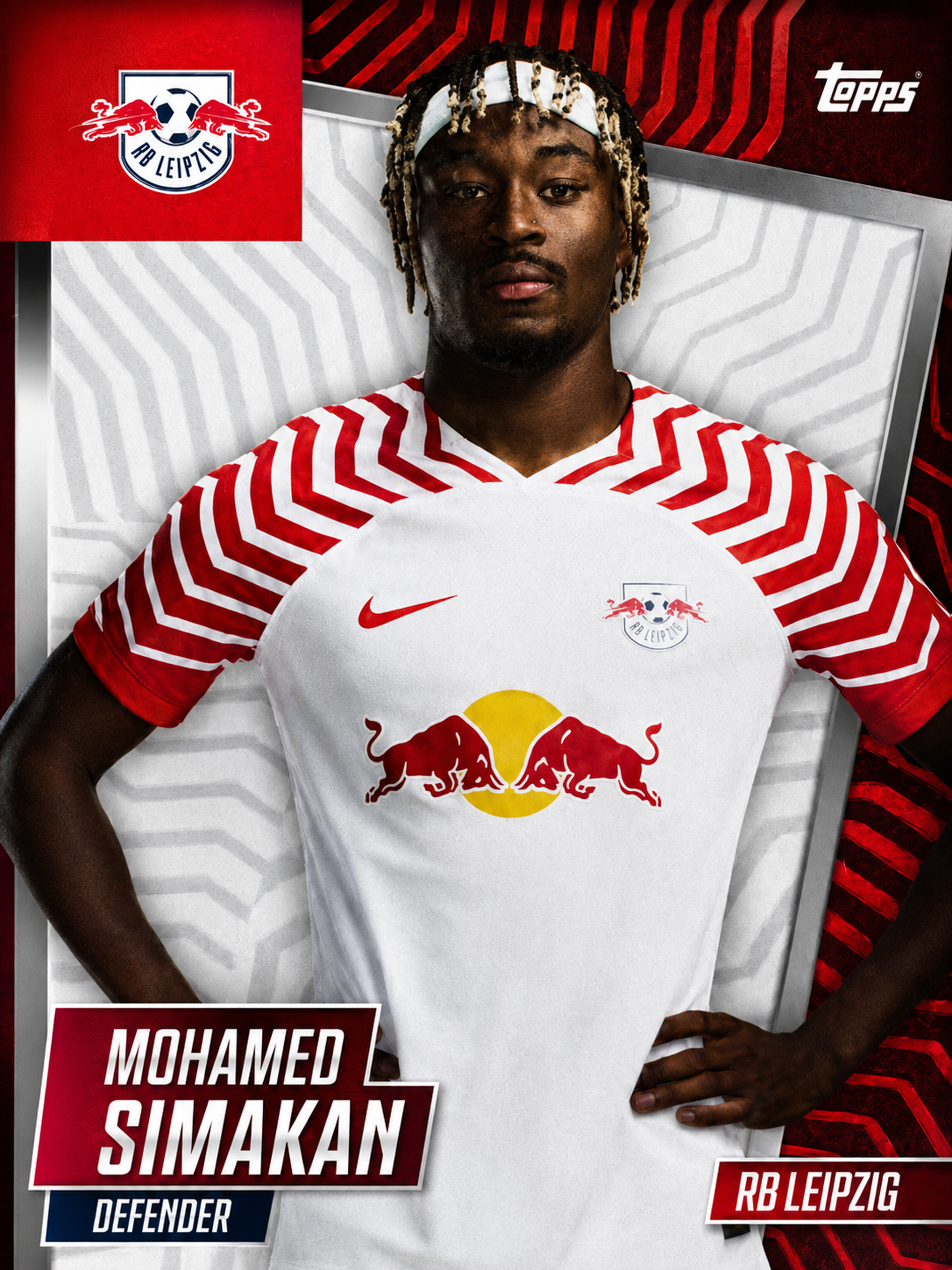 Card Topps Mohamed Simakan – RB Leipzig – Defender