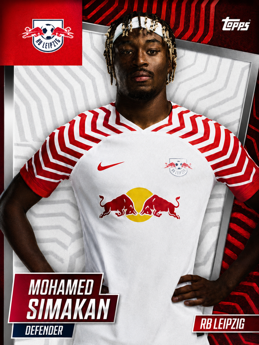 Card Topps Mohamed Simakan – RB Leipzig – Defender