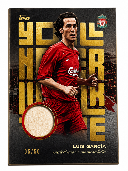 Luis García – Match-Worn Memorabilia 05/50