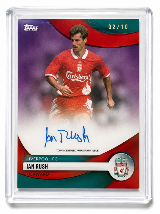 Ian Rush – Topps Certified Autograph 02/10 Liverpool FC