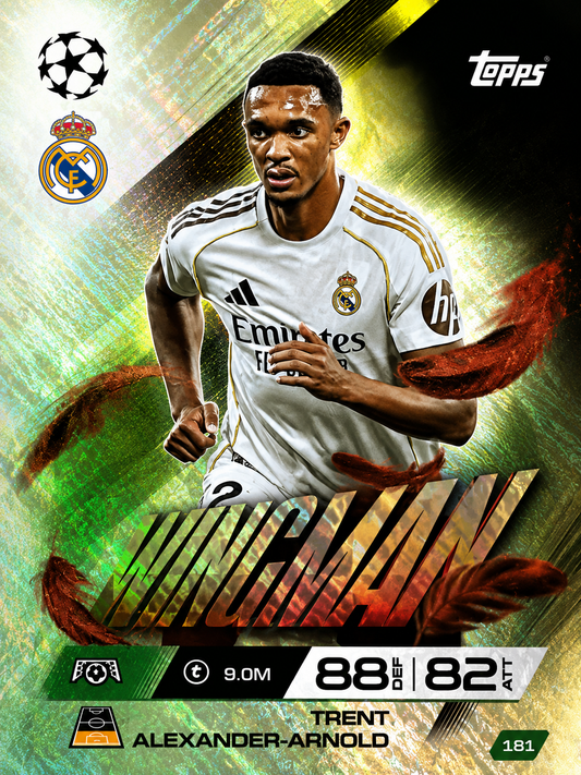 Card Topps Trent Alexander-Arnold – Real Madrid – Matchday