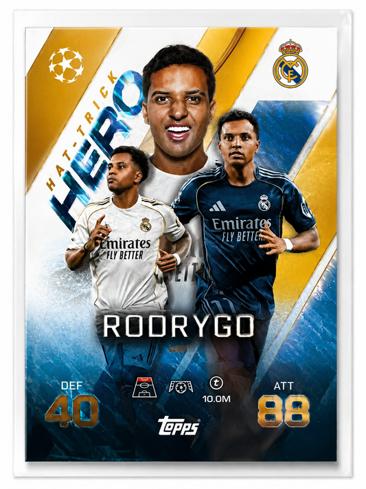 Rodrygo – Topps Hat-Trick Hero Real Madrid