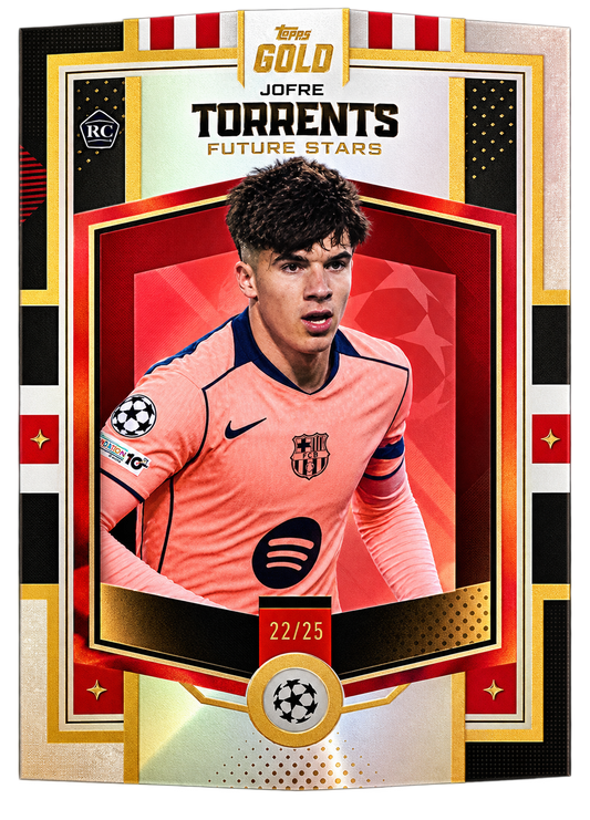 Card Topps Gold Jofre Torrents – Future Stars – FC Barcelona – 22/25