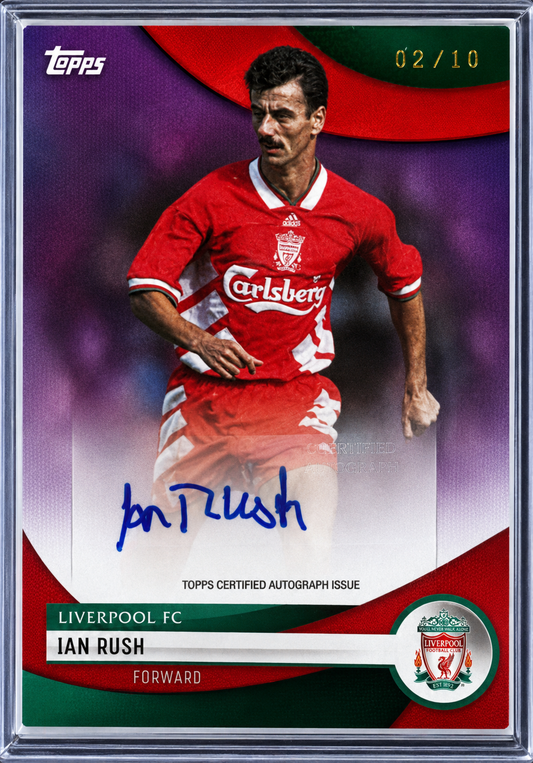 Card Topps Ian Rush – Certified Autograph – Liverpool FC – 02/10