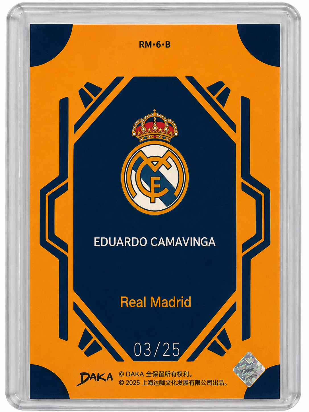 Eduardo Camavinga – DAKA Real Madrid Limited Edition 03/25