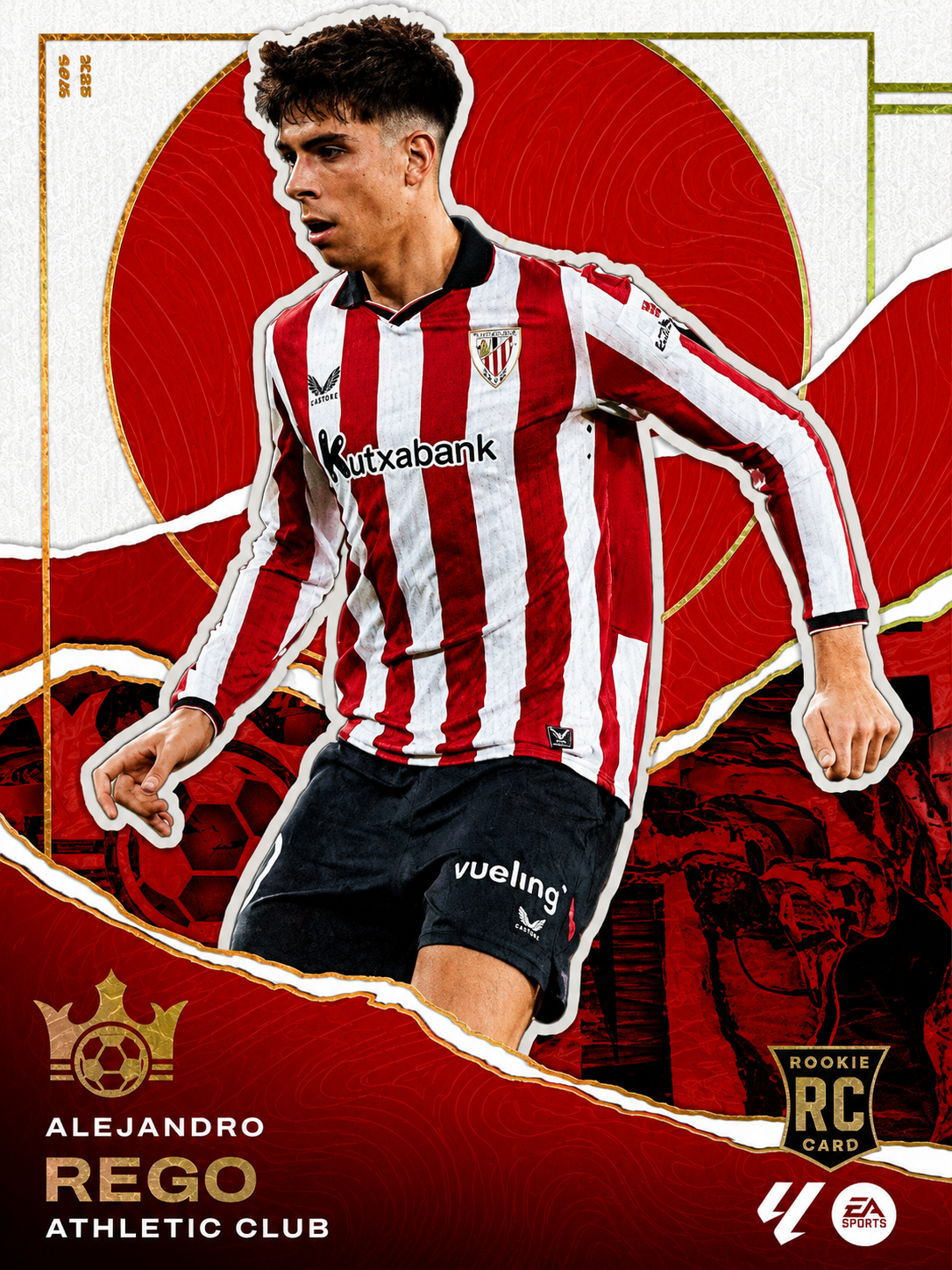 Card EA FC Alejandro Rego – Rookie RC – Athletic Club