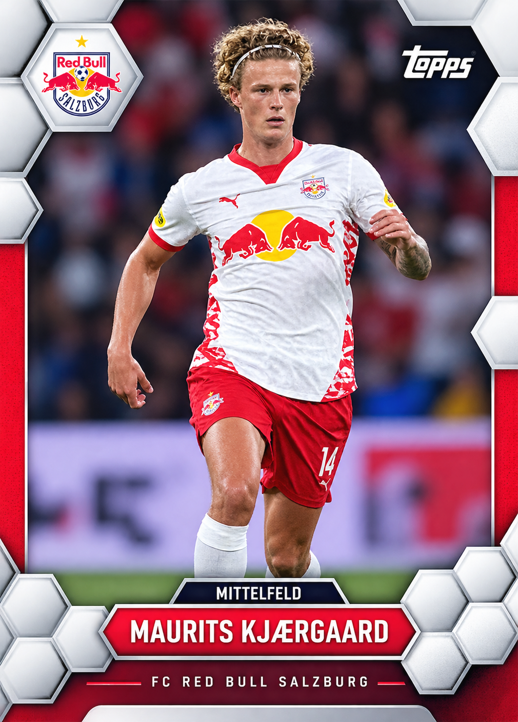 Card Topps – Maurits Kjærgaard – FC Red Bull Salzburg