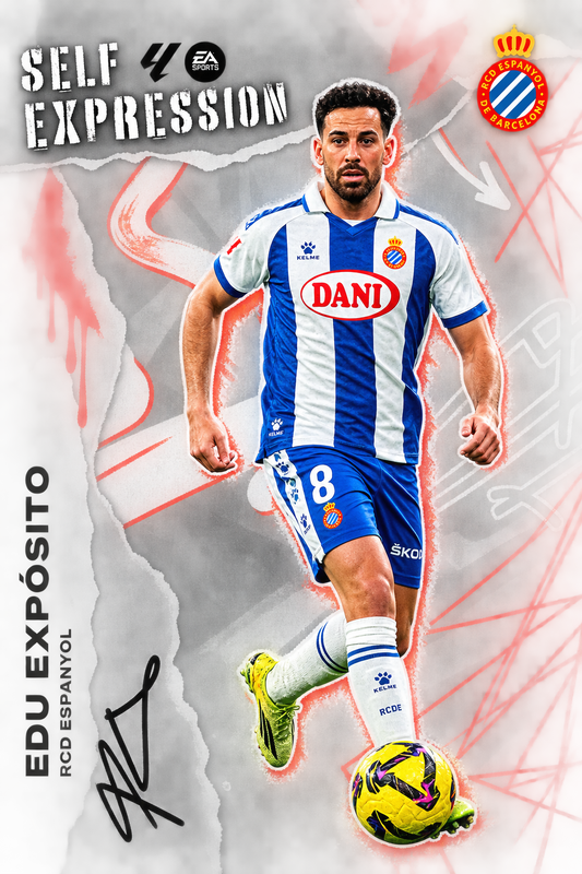 Card Topps Self Expression – Edu Expósito – RCD Espanyol