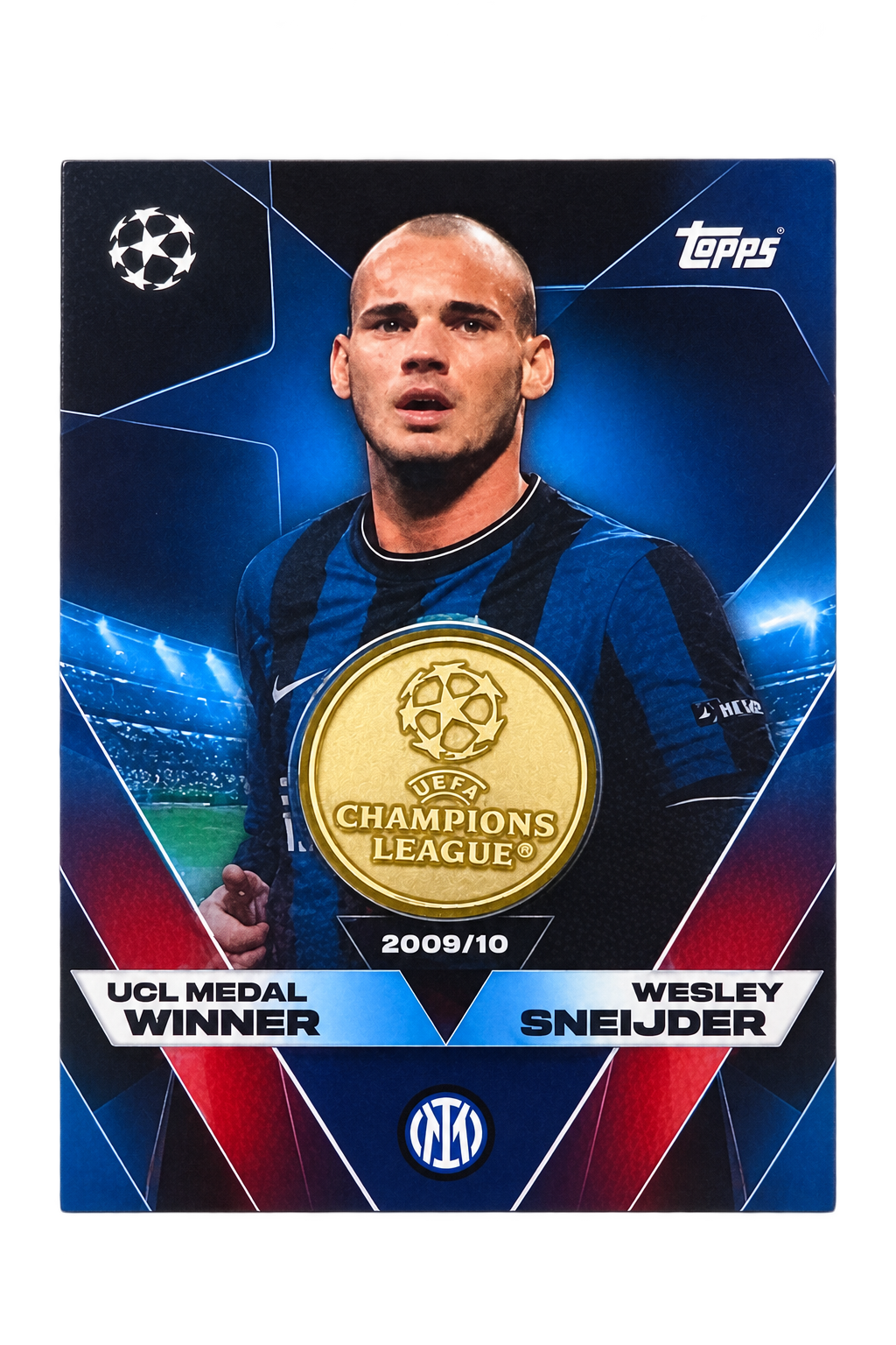 Wesley Sneijder – Topps UCL Medal Winner 2009/10