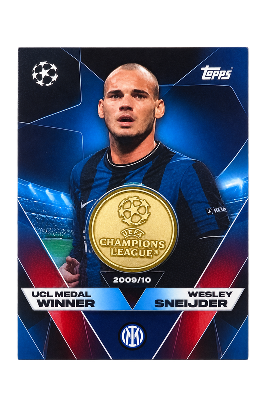 Wesley Sneijder – Topps UCL Medal Winner 2009/10