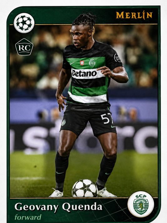 Card Merlin Geovany Quenda – Sporting CP – Rookie Card